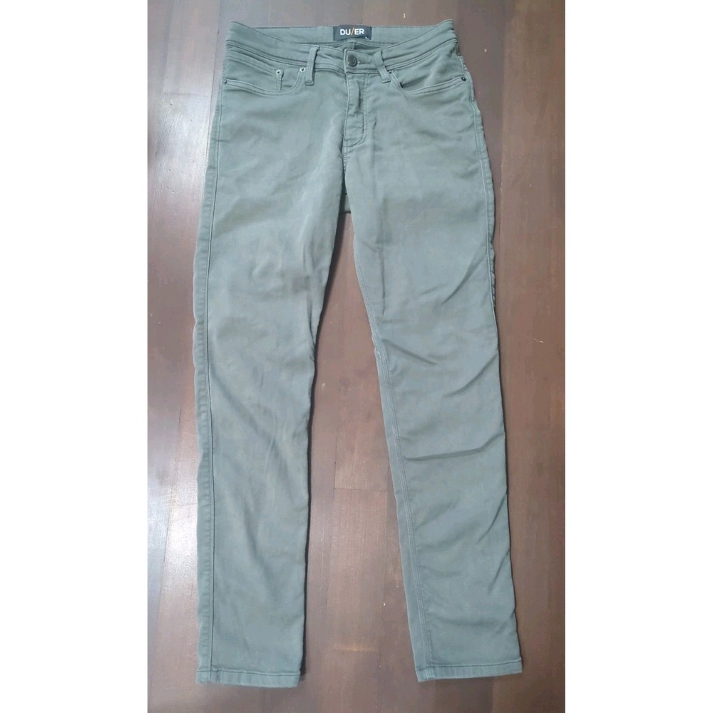 DU/ER No‎ Sweat Pants Mens 31x31 Gray Performance Preppy N2X Slim Fit
